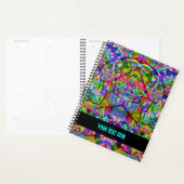 Fantasy-kunst schetsen - Abstracte Neon Shift 3 Planner (Display)