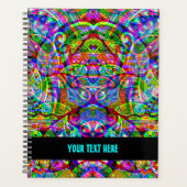 Fantasy-kunst schetsen - Abstracte Neon Shift 3 Planner (Voorkant)