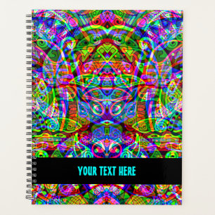 Fantasy-kunst schetsen - Abstracte Neon Shift 3 Planner