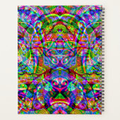 Fantasy-kunst schetsen - Abstracte Neon Shift 3 Planner (Achterkant)