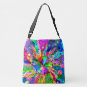 Fantasy-kunst schetsen - Abstracte Neonverschuivin Crossbody Tas (Achterkant)