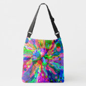 Fantasy-kunst schetsen - Abstracte Neonverschuivin Crossbody Tas (Voorkant)