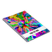 Fantasy-kunst schetsen - Abstracte Neonverschuivin Notitieboek (Rechterzijde)