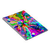 Fantasy-kunst schetsen - Abstracte Neonverschuivin Notitieboek (Rechterzijde)