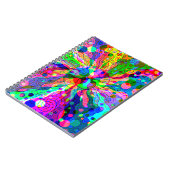 Fantasy-kunst schetsen - Abstracte Neonverschuivin Notitieboek (Linkerzijde)
