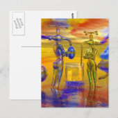 fantasy kunst schilderijen, fantasy schilderen briefkaart (Voorkant / Achterkant)