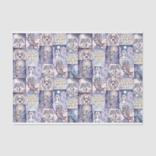 Fantasy Kunst van Lovely Angels Tissuepapier (Voorkant)