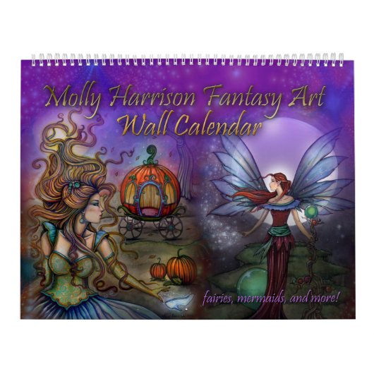Fantasy Kunstkalender van Molly Harrison Kalender (Hoes)