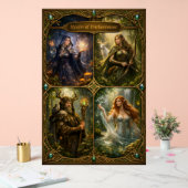 Fantasy kunstposter acryl bord (Huwelijk)