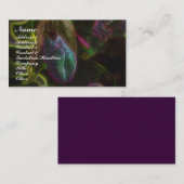 Fantasy Lady Slipper Orchid Flower Visitekaartje (Voorkant / Achterkant)