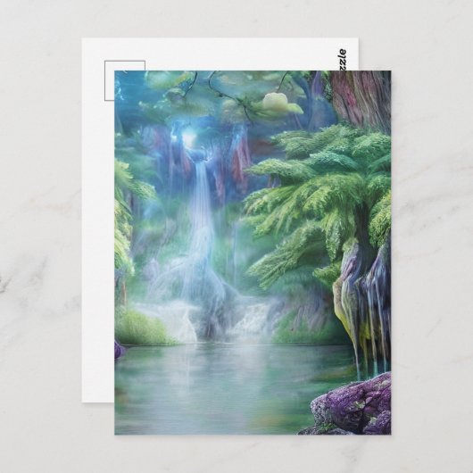 Fantasy Lake Briefkaart (Voorkant / Achterkant)