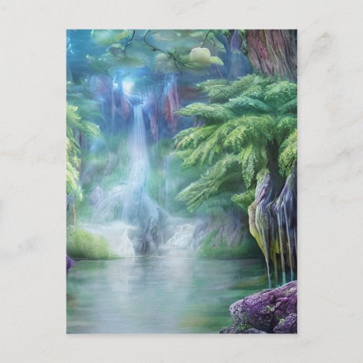 Fantasy Lake Briefkaart (Voorkant)