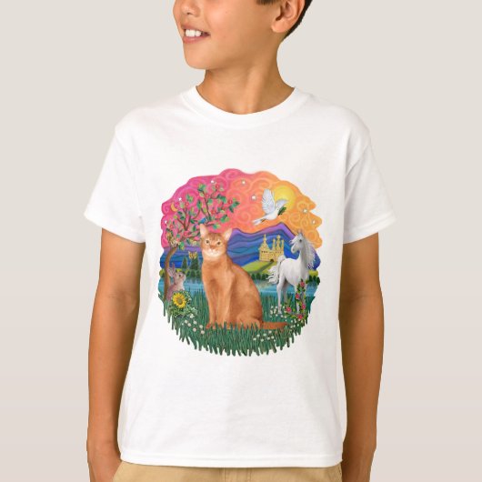 Fantasy Land - Abyssiniaans (rood) T-shirt (Voorkant)