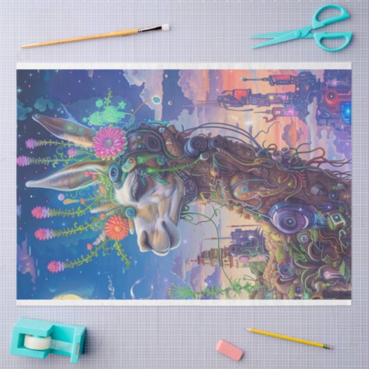 Fantasy Land Bloemen Design Decoupage Tissuepapier (Craft)