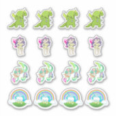 Fantasy Land Collectie Kiss-Cut Stickers (Voorkant)