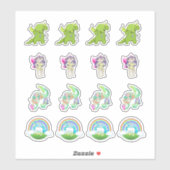 Fantasy Land Collectie Kiss-Cut Stickers (Vel)