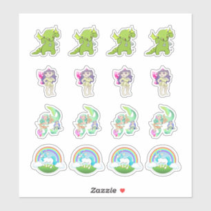 Fantasy Land Collectie Kiss-Cut Stickers