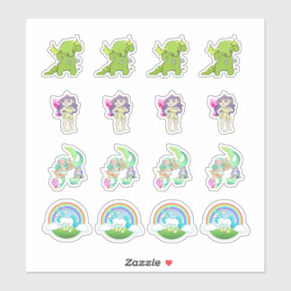 Fantasy Land Collectie Kiss-Cut Stickers