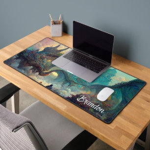 Fantasy Land en Draken Gepersonaliseerd Bureaumat