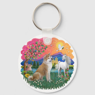 Fantasy Land (ff) - Akita Inu Sleutelhanger
