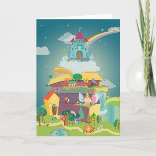 Fantasy Land wenskaart Kaart (Voorkant)