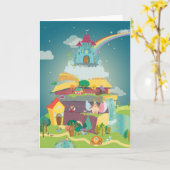 Fantasy Land wenskaart Kaart (Gele Bloem)