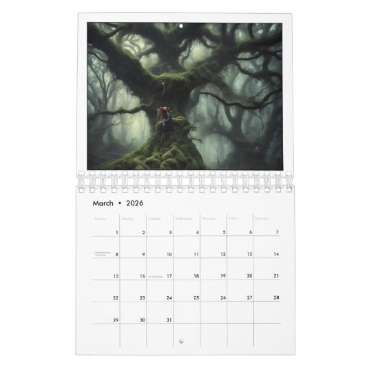 Fantasy Lands Kalender (Mar 2026)