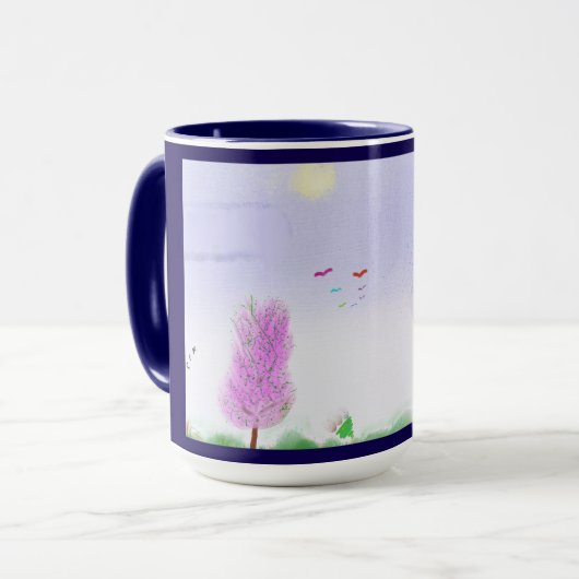 Fantasy Landscape Escape Mug Mok (Voorkant links)