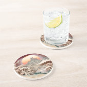 Fantasy Landscape PaperRound Sandstone Onderzetter (Zijkant)