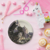 Fantasy landscape papieren bordje (Feest)