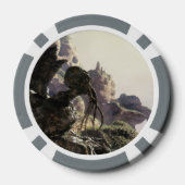 Fantasy landscape poker chips (Achterkant)
