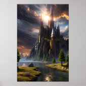 Fantasy Landscape Poster (Voorkant)