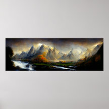 Fantasy Landscape Poster