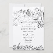 Fantasy Landscape Role Pspelen Game Campaign Kaart (Voorkant)