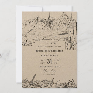 Fantasy Landscape Role Pspelen Game Campaign Kaart