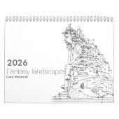 Fantasy Landscapes Kalender (Hoes)