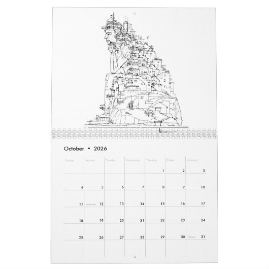 Fantasy Landscapes Kalender (Okt 2026)