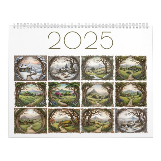 Fantasy Landschap 2025 Kalender (Hoes)