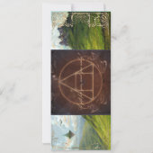 Fantasy landschap  romantische cadeaubon (Achterkant)