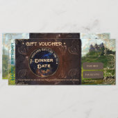 Fantasy landschap  romantische cadeaubon (Voorkant / Achterkant)