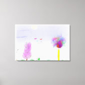 Fantasy Landschapsontsnapping Canvas Afdruk (Voorkant)