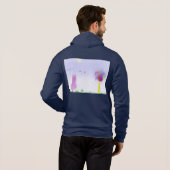 Fantasy Landschapsontsnapping - Heren Zip-Up Hoodi Hoodie (Achterkant volledig)