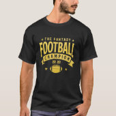Fantasy League Champ 2020 Winner Fantasy Football  T-shirt (Voorkant)