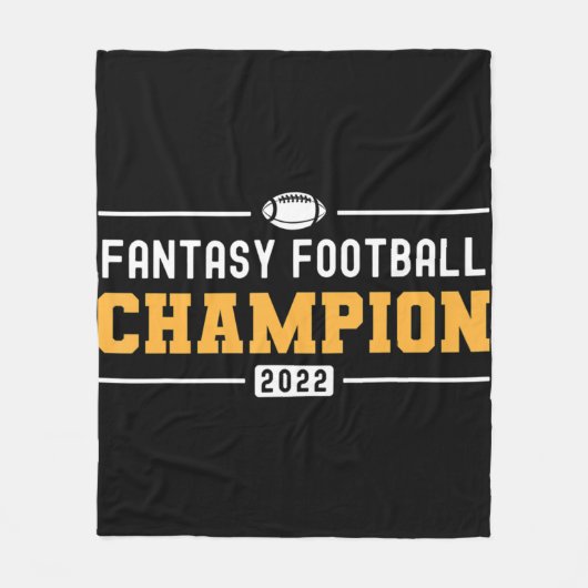 Fantasy League Champ 2022 Winner Fantasy Football Fleece Deken (Voorkant)