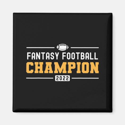 Fantasy League Champ 2022 Winner Fantasy Football Magneet (Voorkant)