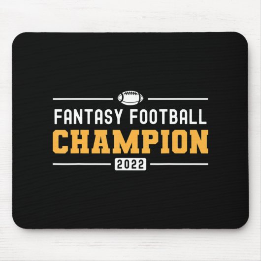 Fantasy League Champ 2022 Winner Fantasy Football Muismat (Voorkant)