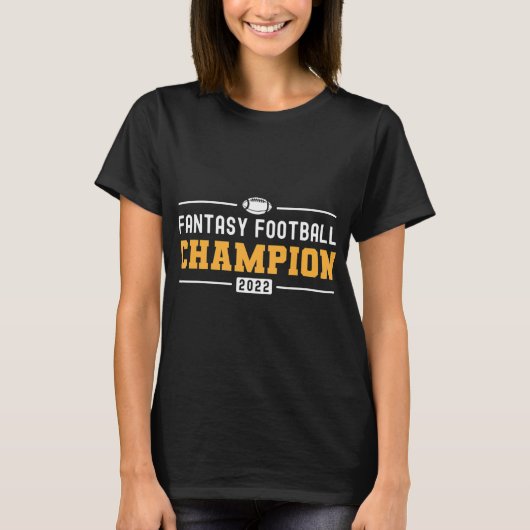 Fantasy League Champ 2022 Winner Fantasy Football T-shirt (Voorkant)