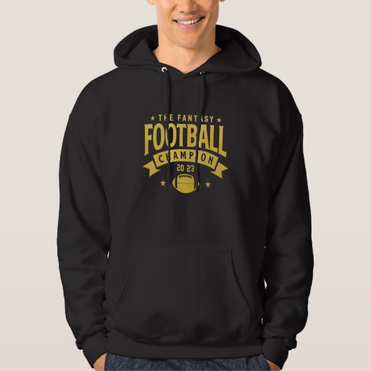 Fantasy League Champ  2023 Winner Fantasy Football Hoodie (Voorkant)