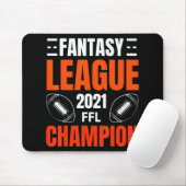 Fantasy League Champion Football 2021 Winner vinta Muismat (Met muis)