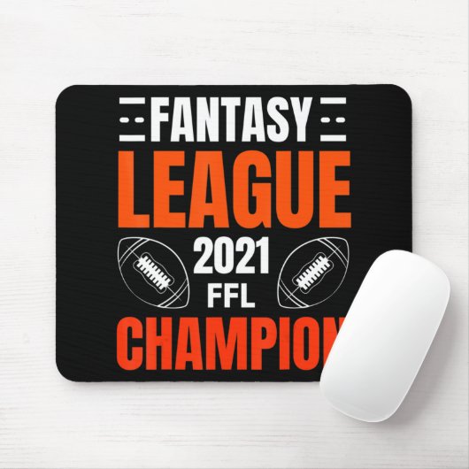 Fantasy League Champion Football 2021 Winner vinta Muismat (Met muis)
